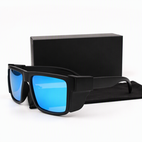 Lunettes de sécurité Z87, monture carrée, lunettes de soleil polarisées avec protection latérale, adaptées au cyclisme, unisexe