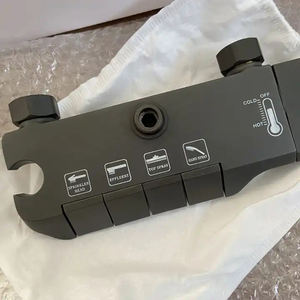 欧美畅销书豪华雨水混合器系统恒温钢琴键淋浴套装4模式4-欧美出口 - Product Image 4