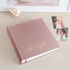 Large Wedding Photo Album, Velvet Self-adhesive Album, Family Photo Album,  Travel Photo Album, Anniversary Scrapbook Album 