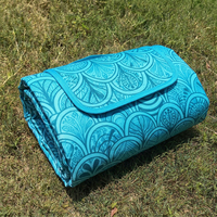 Tapis de pique-nique imprimé personnalisé, pliable, extra large, anti-sable, imperméable, rembourré, portable pour l'extérieur