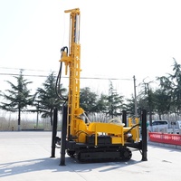 China Crawler Mounted Diesel Engine Driven Borehole DTH Pneumatic Water Drilling Rig Machine