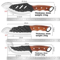 Couteau de poche réglable pour l'extérieur, en acier inoxydable 4Cr13, finition délavée, pour camping, barbecue, couteau à fruits, couteau à fileter le poisson