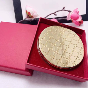 <strong>Mirror</strong> <strong>Compact</strong> Mini Round Gold Luxury Metal Foldable Modern Portable <strong>Custom</strong> Cosmetic <strong>Mirror</strong> - Product Image 5