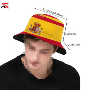 Sombrero de Bandera de España para Fanáticos del Fútbol, Impresión Digital en Poliéster, Sombrero de Pescador con Bandera de España para Animar en el Partido de Fútbol de 2026 - Product Image 5