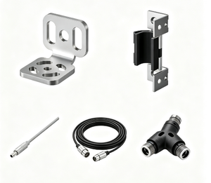 Soportes de Montaje, Cables, Conectores y Accesorios Originales para Cortinas de Luz de Seguridad Serie GL-V - Product Image 4