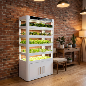 M2 220W Giardino Intelligente da Interno con 152 Pod, Irrigazione a Film Nutriente NFT, Struttura in Acciaio, Macchina Intelligente per la Coltivazione di Verdure in <span class=keywords><strong>Cucina</strong></span> - Product Image 1