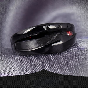 Bague Anime Akatsuki <span class=keywords><strong>Kakashi</strong></span> Sharingan Anneaux ajustables en métal Halloween Cosplay Accessoires de mode Cadeaux - Product Image 2