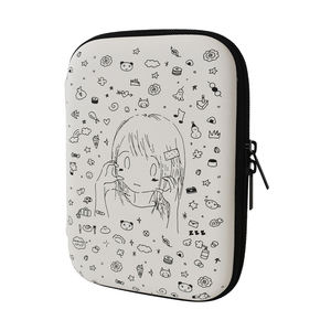 תיק מודפס מותאם אישית תיק נייד מעטפת אחסנה עמיד למים במקרה מגן רוכסן עבור אוזניות Bluetooth כבל נתונים bluet' - Product Image 5