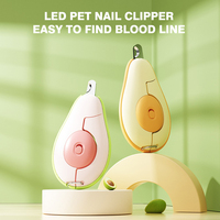 Coupe-ongles automatique 2-en-1 Vansity pour chat avec design portable, alimentation par batterie, chargement USB et lumière LED – Tondeuse à ongles pour animaux de compagnie