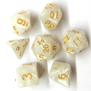 Jeu de dés dés dés dés, accessoire Transparent en résine acrylique, 13 pièces, utilisation sur le côté, pour les courets <span class=keywords><strong>et</strong></span> les <span class=keywords><strong>dragon</strong></span> - Product Image 4