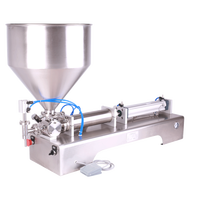 Remplisseur de piston pneumatique de machine de remplissage de pâte semi-automatique de 5-100ml pour la machine de remplissage de ketchup de boisson/huile