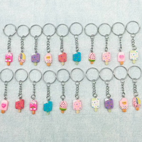 Porte-clés personnalisé avec logo de dessin animé, vente en gros, mini porte-clés en caoutchouc mignon, cadeaux de fête, cadeau d'entreprise