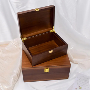 Caja <span class=keywords><strong>de</strong></span> <span class=keywords><strong>Madera</strong></span> <span class=keywords><strong>de</strong></span> Nogal <span class=keywords><strong>con</strong></span> <span class=keywords><strong>Tapa</strong></span> <span class=keywords><strong>con</strong></span> Bisagras y Cierre <span class=keywords><strong>con</strong></span> Pestillo, Organizador <span class=keywords><strong>de</strong></span> Almacenamiento <span class=keywords><strong>para</strong></span> Joyas, Recuerdos, Hogar, Oficina, Caja <span class=keywords><strong>de</strong></span> <span class=keywords><strong>Regalo</strong></span> Personalizable - Product Image 3