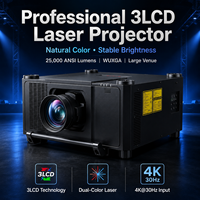 Projecteur haute luminosité pour grandes salles, 25000 lumens ANSI, 3LCD WUXGA laser pour auditorium, théâtre et événements en direct