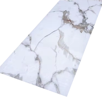Feuille de plastique autocollant imperméable à l'eau panneaux 3D PVC uv marbre panneau mural décoration intérieure
