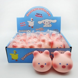 Juguete de Descompresión Suave y Adorable de Flor de Cerezo, Conejo y Cerdo para Apretar, para Niños de 5 a 7 Años - Product Image 1
