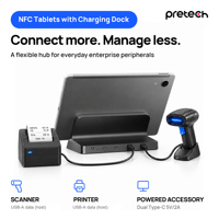 Tablet POS Pintar Android 10.1 Inci Layar Sentuh NFC untuk Resepsi Hotel, Pembayaran dan Pemesanan di Toko Ritel