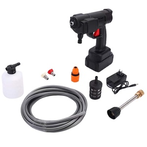 เครื่องฉีดน้ำล้างรถแบตเตอรี่ลิเธียม21V เครื่องฉีดน้ำทำความสะอาดรถยนต์ - Product Image 5