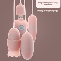 Fabrik-Großhandel: Chao Jumping Vibrator für Frauen – Fernbedienung, vibrierende Zunge, leckender, elastischer Klitoris-Stimulator