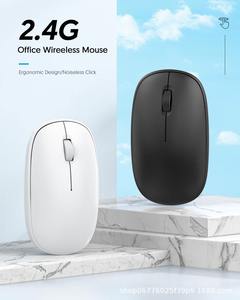 เมาส์ไร้สายขนาดเล็ก 2.4Ghz ออกแบบตามหลักสรีรศาสตร์ สำหรับมือขวา พกพาสะดวก ความละเอียด 1600 DPI สำหรับแล็ปท็อป - Product Image 3