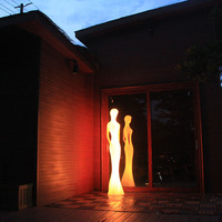 Lumières LED de Noël permanentes à pixels pour décoration extérieure, produits rotomoulés pour portes illuminées et décoratives