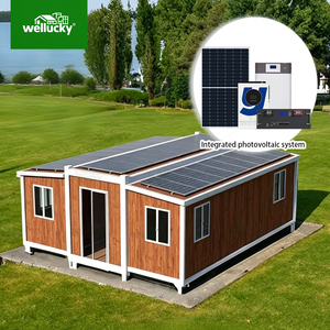 Wellucky <span class=keywords><strong>Maison</strong></span> Conteneur Haut de Gamme Extensible et Mobile, Design Luxueux pour Villas et Complexes Hôteliers, Écoénergétique à Énergie Solaire - Product Image 1