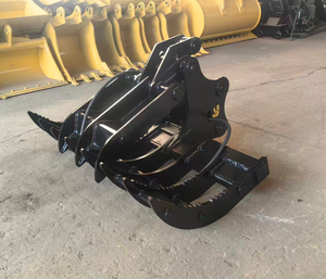 Attaches de construction pour excavatrice RSBM, râteau à racines avec pouce - Product Image 4