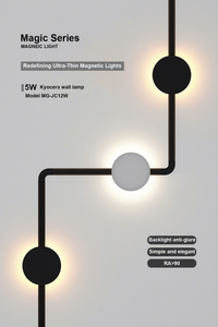 Rail magnétique ultra-mince de 26 mm - Projecteur commercial avec rail linéaire encastré et éclairage sur rail magnétique LED basse consommation - Product Image 4