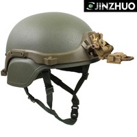 Support tactique L4G24 NVG en PVC, base de montage de 34 mm, support de casque réglable et rotatif pour lunettes de vision nocturne