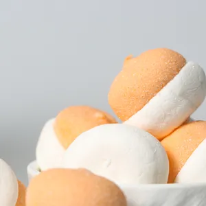 Marshmallow doce de embalagem de cores múltiplas, marshmallow colorido de fadas de sabor diferente, marshmallow personalizado por atacado