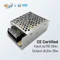 Myokgud LR-24V25W 24V 25W 1.05A Alimentation LED AC-DC multi-canaux à découpage, boîtier en aluminium, efficacité 80%-89%, garantie 1 an