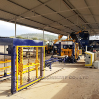 QT6-15 ligne de production de briques et blocs de béton entièrement automatique en République Démocratique du Congo