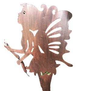 Lampes solaires de jardin féeriques, piquets en métal, décoration LED pour patio extérieur, pelouse, lot de 2 - Product Image 5