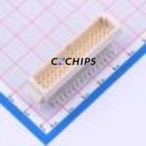 5650948-5 Board-to-Board & Backplane Connector Bent Lead Through Hole,P=2.54mm Connector 2.54mm Right Angle Insert 3 Gold - Product Image 1