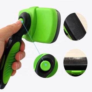 <span class=keywords><strong>Pet</strong></span> Groomer bakım epilasyon kendini temizleme Slicker fırça köpekler ve kediler için - Product Image 6