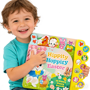 Hippity Hoppity <strong>Easter</strong> 10 Sounds Sound <strong>Book</strong> Interactive Educational Toys for Kids <strong>Easter</strong> Themed Early Learning Sound <strong>Book</strong> - Product Image 1