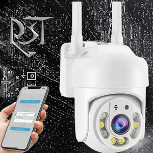 高清2.4gh 1080P户外安全摄像机，带自动跟踪Al人体运动检测双向语音无线监控摄像机 - Product Image 1