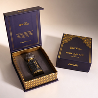Boîte Cadeau de Luxe Rigide Magnétique pour Huile de Parfum Attar, 3ml 6ml 12ml, Emballage Personnalisé pour Huile Essentielle d'Oud avec Logo sur Mesure