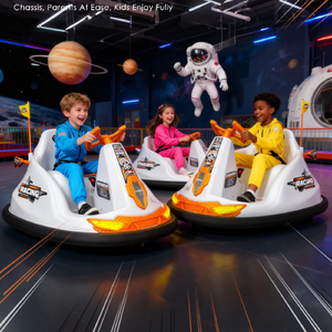 Control remoto para niños Tobbi Power 12 V para autos de batería de 12 V para niños, coche de choque con parachoques - Product Image 1