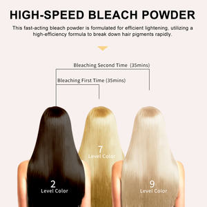 SANQI Poudre décolorante permanente jaune pour cheveux avec formule ultra-liftante, éclaircissant et illuminateur professionnel 600g, décolorants - Product Image 6