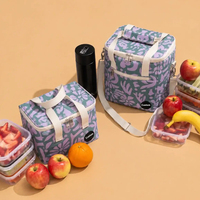 Sac isotherme classique personnalisé, écologique, petit format, pour emporter, avec fermeture éclair, étanche, pour le déjeuner