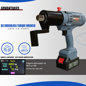 6000Nm 4425 Ft-lbs Torque Wrench 36V Brushless Torque Wrench for Wind Tower Flange Bolting - Product Image 1