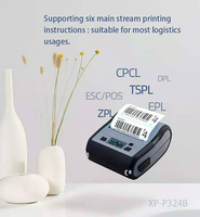 Xprinter Printer Mini Portabel, Printer Thermal Portabel XP-P324B dengan USB WIFI Impresora Portatil