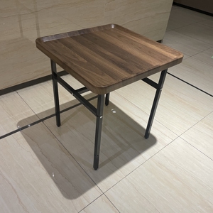 Moderner quadratischer Esstisch mit Eisen beinen Hot <span class=keywords><strong>Sale</strong></span> Holz material Kaffee Tee Zeichen tisch für Kinder - Product Image 4