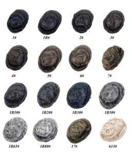 Nuovo Tipo Q4 Toupet in Capelli Umani Indiani con Inserto in Pizzo e PU Intorno, Sistema Capillare per <span class=keywords><strong>Uomo</strong></span>, Protesi Capillare - Product Image 6