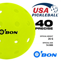 6CS sac portable Logo personnalisé 40 trous pickleball USAPA approuvé intérieur extérieur tournoi entraînement pratique PE matériel