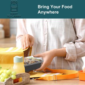 กล่องพลาสติกใส่อาหาร PP สำหรับขายส่ง กล่องข้าวพลาสติกแบบใช้แล้วทิ้ง พร้อมฝาปิด - Product Image 4