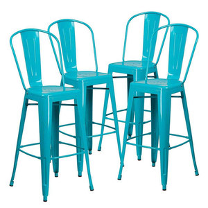 Chaises de restaurant modernes à prix abordable, ensemble de table et de chaises en métal pour hôtel, restaurant, <span class=keywords><strong>bar</strong></span> à domicile, mobilier d'extérieur - Product Image 3