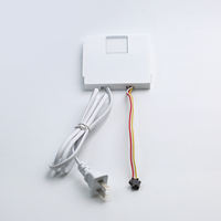 Variateur LED AC120-240V DC12V 2A 3A 24W 36W CCT Réglable Intelligent Anti-buée avec Capteur Tactile pour Miroir de Salle de Bain d'Hôtel