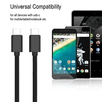 Cable de Carga Rápida USB C a USB Tipo C PD de 60W, 1M, Trenzado de Nailon Resistente, para iPhone, Samsung, Tablet, Portátil, Venta al Por Mayor